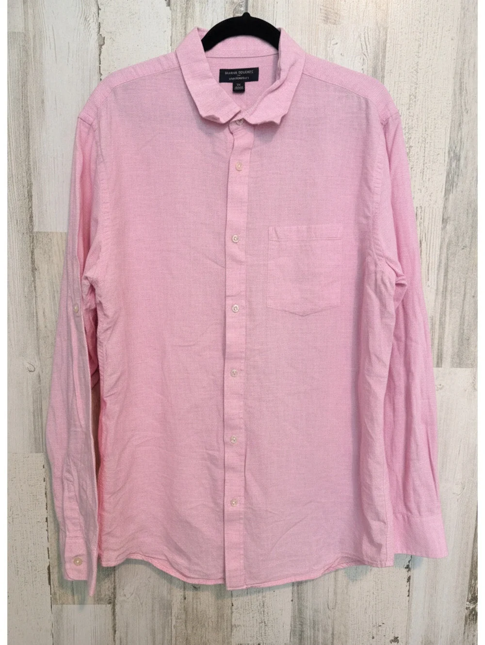 Banana Republic Men’s XL Pink Linen Cotton Button Down Shirt
